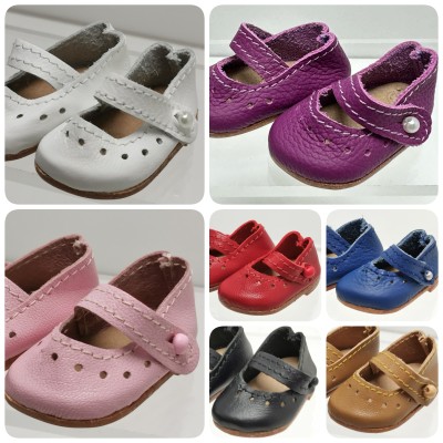Leather Mary Jane Ballerinas - Wagner