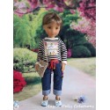 Ocean Blue outfit for Siblies doll