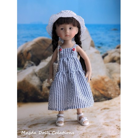 Tenue Whitsunday pour poupée Boneka - Magda Dolls Creations