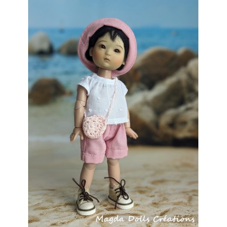 Tenue Crète pour poupée Ten Ping et Mini Sara - Magda Dolls Tenue Crète pour poupée Ten Ping et Mini Sara - Magda Dolls