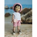 Tenue Crète pour poupée Ten Ping et Mini Sara - Magda Dolls