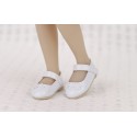 Paire de ballerines blanches Clémentine pour Fashion Friends Ruby Red