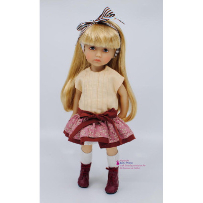 Poupée Fleur - OOAK - Moule Lundi - Edition 2023