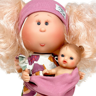 Mia articulée Camélia et son bébé - Edition 2024 - Nines d'Onil