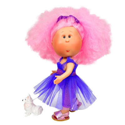 Mia Azalée articulée Cotton et son chien - Edition 2024 - Nines d'Onil
