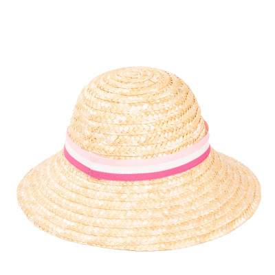 Natural straw hat for 46-50 Cm Doll