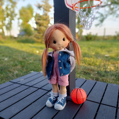 Nel Inspiration Waldorf doll 38 cm - Art and Doll