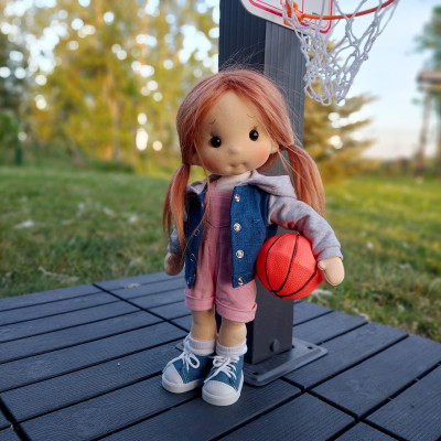 Nel Inspiration Waldorf doll 38 cm - Art and Doll