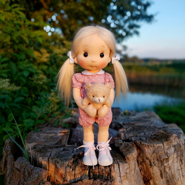 Sara Inspiration Waldorf doll 38 cm - Art and Doll