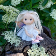 Petite Poupée articulée May Coton Bio - Art and Doll