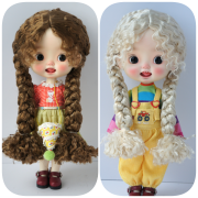 Perruque Pinolite pour Boneka Monday