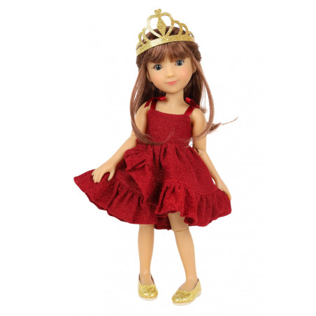 Perfect Princess pour Poupée Siblies - Ruby Red Perfect Princess pour Poupée Siblies - Ruby Red