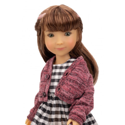 Gingham Girl pour Poupée Siblies - Ruby Red