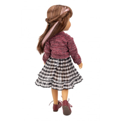 Gingham Girl pour Poupée Siblies - Ruby Red