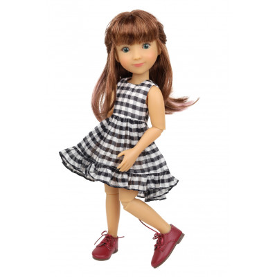 Gingham Girl pour Poupée Siblies - Ruby Red