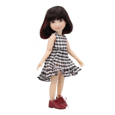Gingham Girl pour Poupée Siblies - Ruby Red