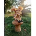 Small Talisman Honey Fairy Organic Cotton Articulated Doll - Art and Doll