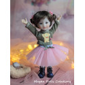 Tenue Léa-Rose pour poupée Ten Ping