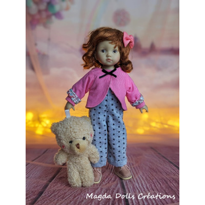 Tenue Amélie-Rose pour poupée Boneka