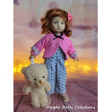 Tenue Amélie-Rose pour poupée Boneka - Magda Dolls Creations