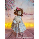 Tenue Adèle-Rose pour poupée Boneka