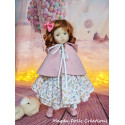 Tenue Adèle-Rose pour poupée Boneka