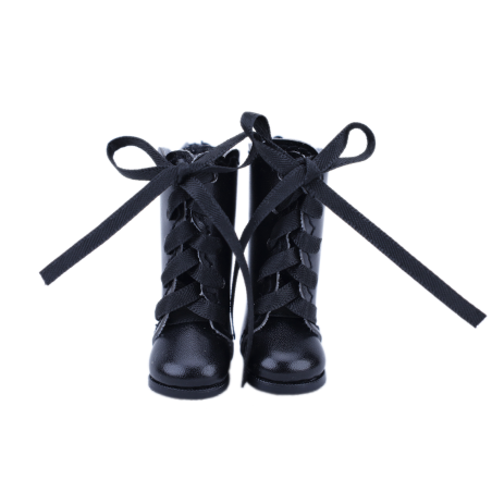 Bottines noires à lacets pour Mori Lolli Bottines noires à lacets pour Mori Lolli