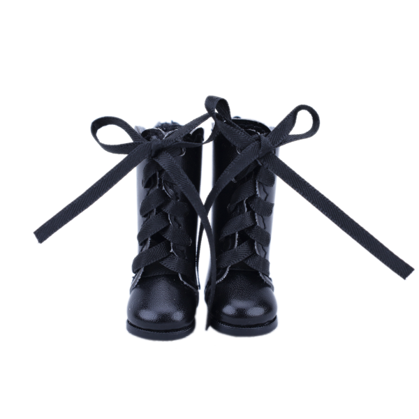 Bottines noires à lacets pour Mori Lolli