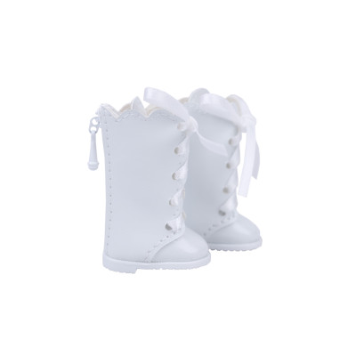 White lace-up ankle boots for Mori Lolli
