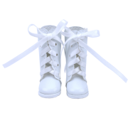 Bottines blanches à lacets pour Mori Lolli