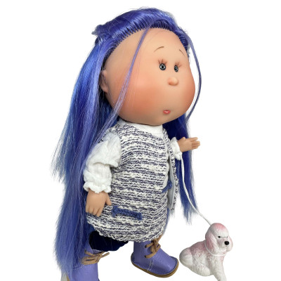 Articulated Mia Blue and her dog - Edition 2025 - Nines d'Onil