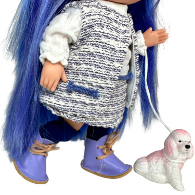 Articulated Mia Blue and her dog - Edition 2025 - Nines d'Onil
