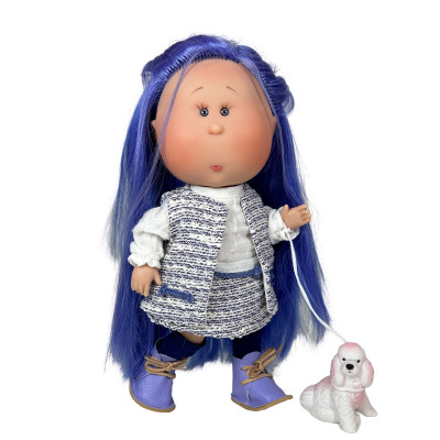 Articulated Mia Blue and her dog - Edition 2025 - Nines d'Onil