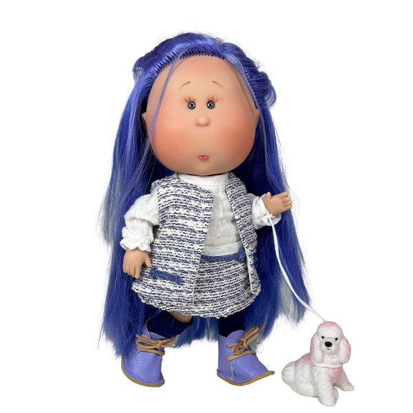 Articulated Mia Blue and her dog - Edition 2025 - Nines d'Onil