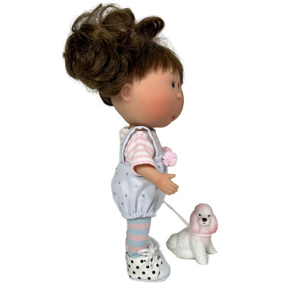 Little Mia Brunette Doll and her Dog - Edition 2025 - Nines d'Onil