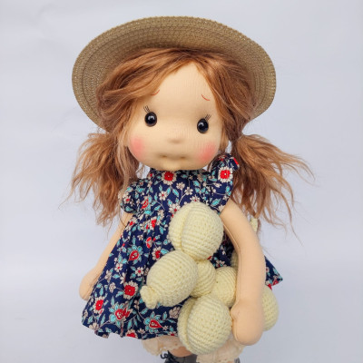 Sunny Inspiration Waldorf doll 38 cm - Art and Doll