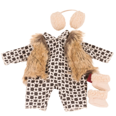 Little Kidz 36 cm Doll Winter Jumpsuit Set