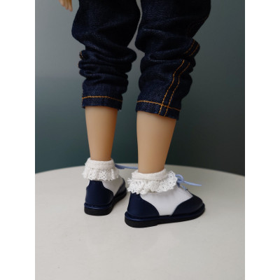 Paire chaussures à lacets Aliosha pour Fashion Friends Ruby Red