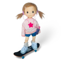Milly Organic Cotton Articulated Doll 40 cm - Art and Doll