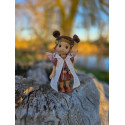 Small Articulated Doll Talisman Oak Fairy Organic Cotton - Art and Doll