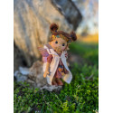 Small Articulated Doll Talisman Oak Fairy Organic Cotton - Art and Doll