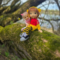 Winie and Mini Organic Cotton Articulated Dolls Duo - Art and Doll