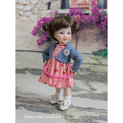 Tenue London Dolls' School pour poupée Ten Ping