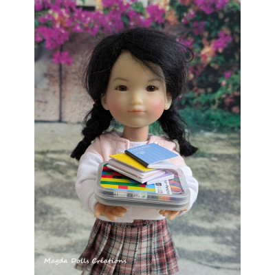 Hummingbird School Group Outfit for Ten Ping Doll
