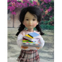 Hummingbird School Group Outfit for Ten Ping Doll
