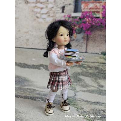 Hummingbird School Group Outfit for Ten Ping Doll