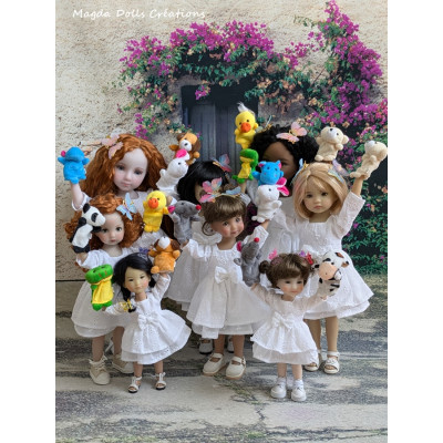 Tenue L'école du Papillon joli pour poupée Ten Ping