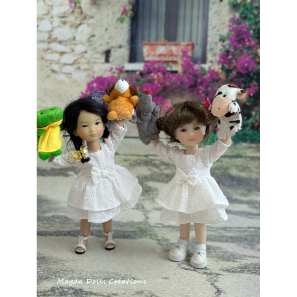 Tenue L'école du Papillon joli pour poupée Ten Ping