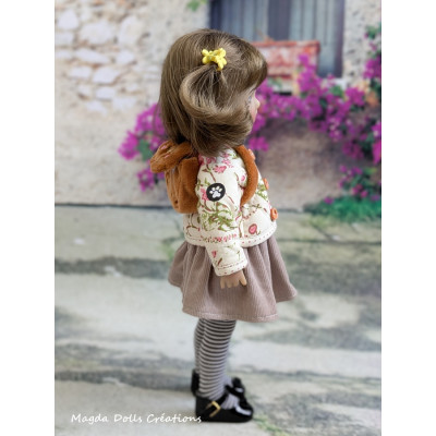 Tenue L'école du Chat noir pour poupée Li'l Dreamer