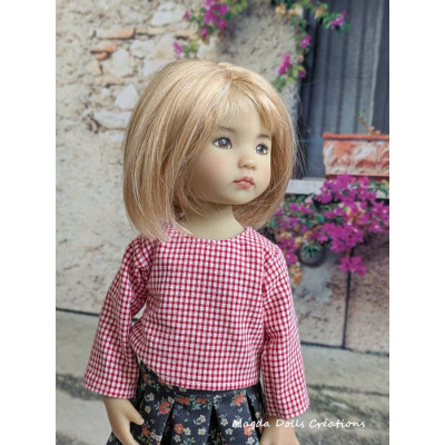 Tenue L'école du petit Chaperon rouge pour poupée Little Darling